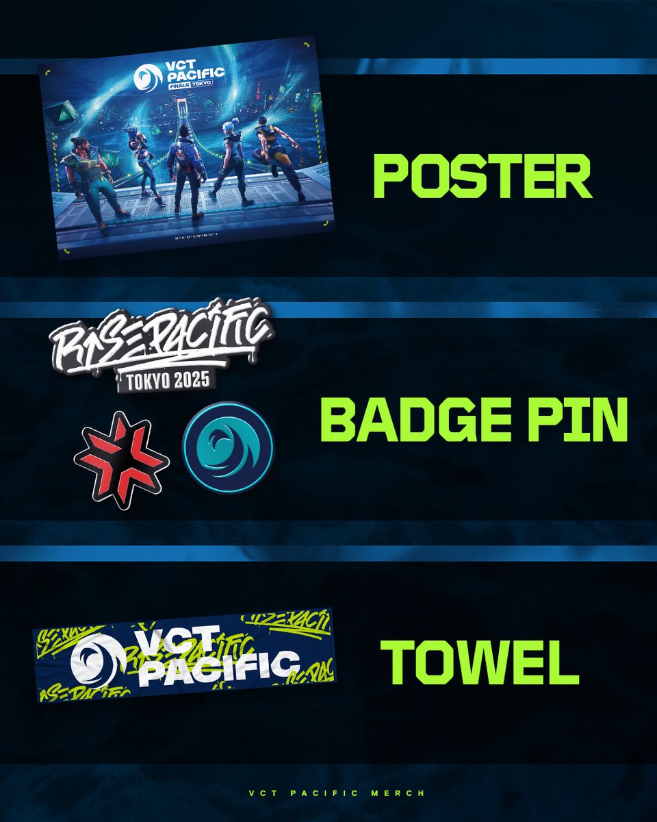 TOKYO FIT CHECK 💯 #VCTPTokyo Stage 2 Finals Merchandise are here