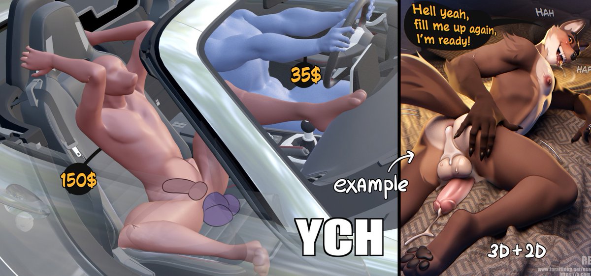 "Rear suspension test" YCH! 
SLOT RED
SB: 150$
MI: 5$
AB: 250$

SLOT BLUE
SB: 35$
MI: 5$
AB: 60$

AB FOR ALL SLOTS - 300$

- Any species
- Payment PayPal
- Payment is due within 24 hours
End auction: 2 days after the last bet.