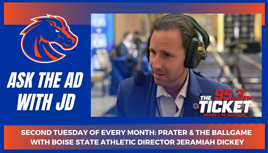 MikeFPrater's tweet photo. Boise State AD Jeramiah Dickey tells KTIK that there's been fresh dialogue in regards to a future BSU-Vandals football game. "That's what I'm working on right now. When is the best time?'' https://t.co/oaQz6eKXGS