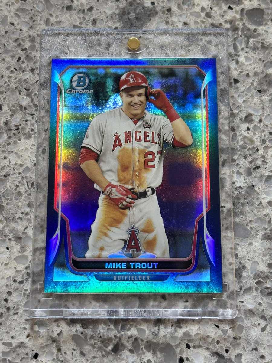 Mike Trout 2014 Bowman Chrome Bubbles Refractor /99

$60 shipped BMWT
