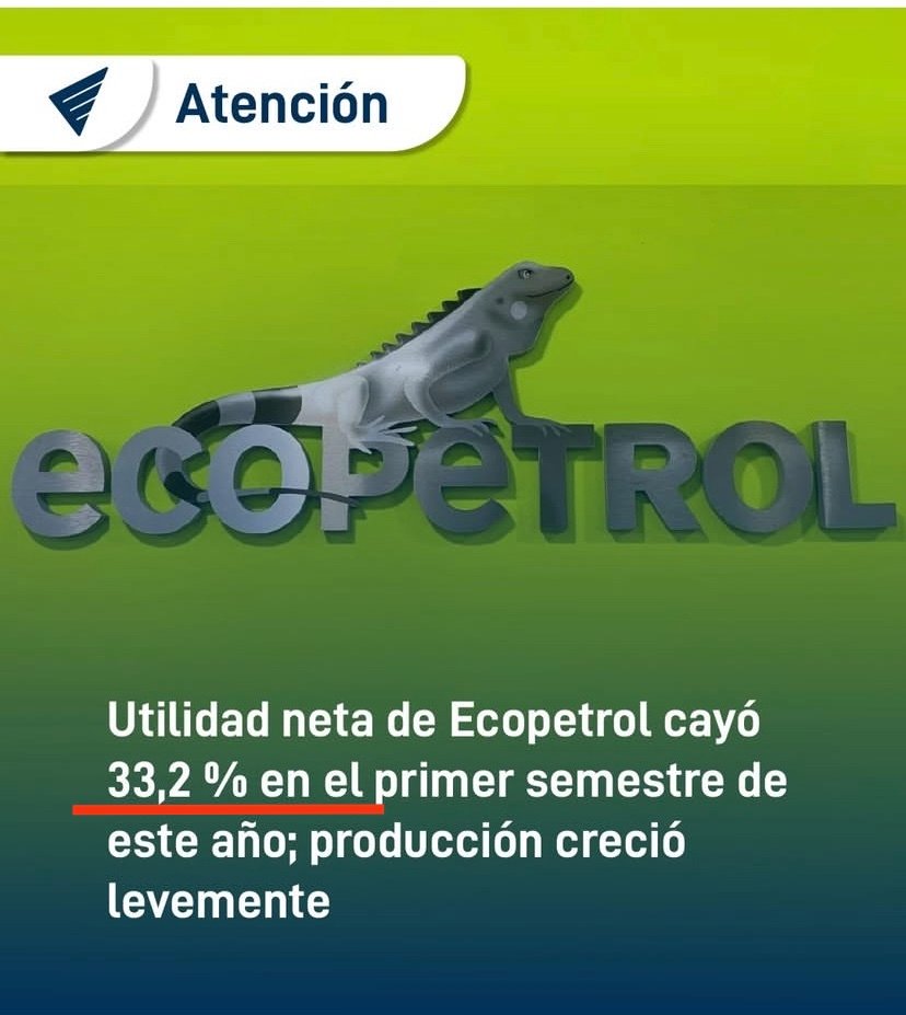 🇨🇴 PETRO dió la orden de convertir a ECOPETROL en una empresa de "inteligencia artificial CUÁNTICA"

Las utilidades caen 33%

Que opina ❓
