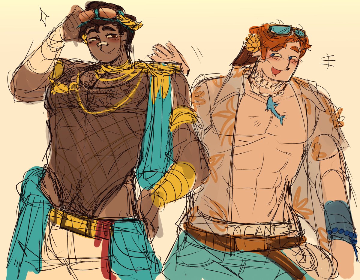 DoddlesofLab's tweet photo. Diegan sketches I couldn't post before but THEM... With totally...normal outfits....
#disventurecamp #disventurecamp4 #disventurecampcarnivalofchaos #dctwt #Disventurecampseason4 #Diegan https://t.co/9SbRpRUpLY
