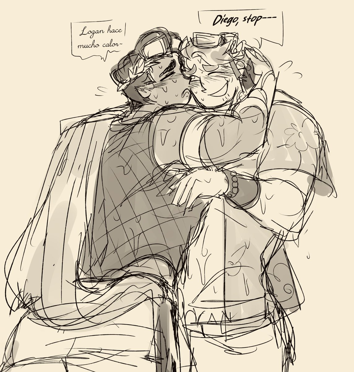 DoddlesofLab's tweet photo. Diegan sketches I couldn't post before but THEM... With totally...normal outfits....
#disventurecamp #disventurecamp4 #disventurecampcarnivalofchaos #dctwt #Disventurecampseason4 #Diegan https://t.co/9SbRpRUpLY