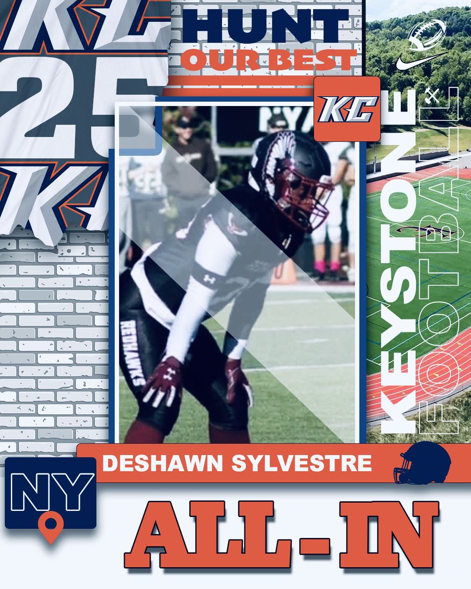 A tough Giant coming from Nyack High School, New York!

Welcome to the Hunt, Deshawn Sylvestre! 
#HuntOurBest #AlwaysInPursuit