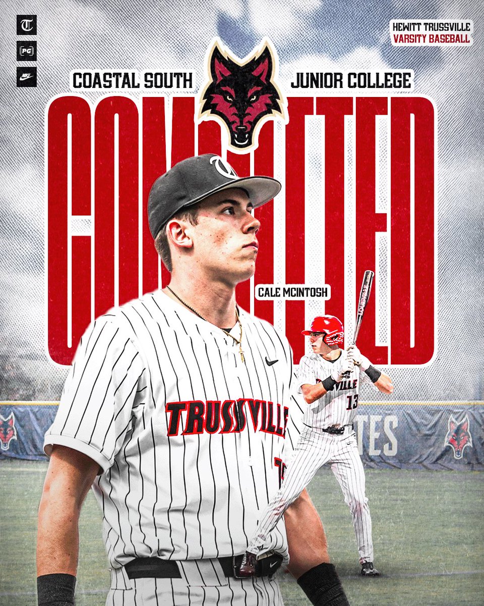Hewitt Baseball (@hewitt_baseball) on Twitter photo Congratulations <a href="/Cale_Mcintosh13/">Cale Mcintosh</a> on your commitment <a href="/CoyoteSouthBSB/">CA South Coyote Baseball</a>
Really happy for you and your family! You have earned this opportunity. Looking forward to your senior year! <a href="/HewittAthletics/">Hewitt-Trussville Athletics</a> <a href="/PrepBaseballAL/">Prep Baseball Alabama</a> <a href="/TribSportsLive/">Tribune Sports LIVE!</a> Congratulations <a href="/Cale_Mcintosh13/">Cale Mcintosh</a> on your commitment <a href="/CoyoteSouthBSB/">CA South Coyote Baseball</a>
Really happy for you and your family! You have earned this opportunity. Looking forward to your senior year! <a href="/HewittAthletics/">Hewitt-Trussville Athletics</a> <a href="/PrepBaseballAL/">Prep Baseball Alabama</a> <a href="/TribSportsLive/">Tribune Sports LIVE!</a>