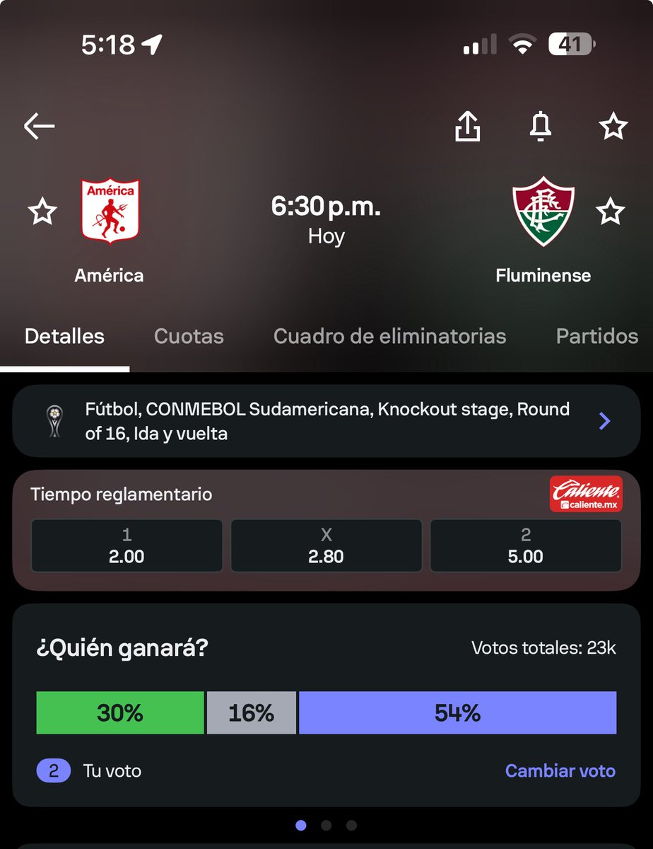 Tyche365Bets's tweet photo. Soy yo o hay algo muy raro en el momio de fluminense https://t.co/kG322iIpUl