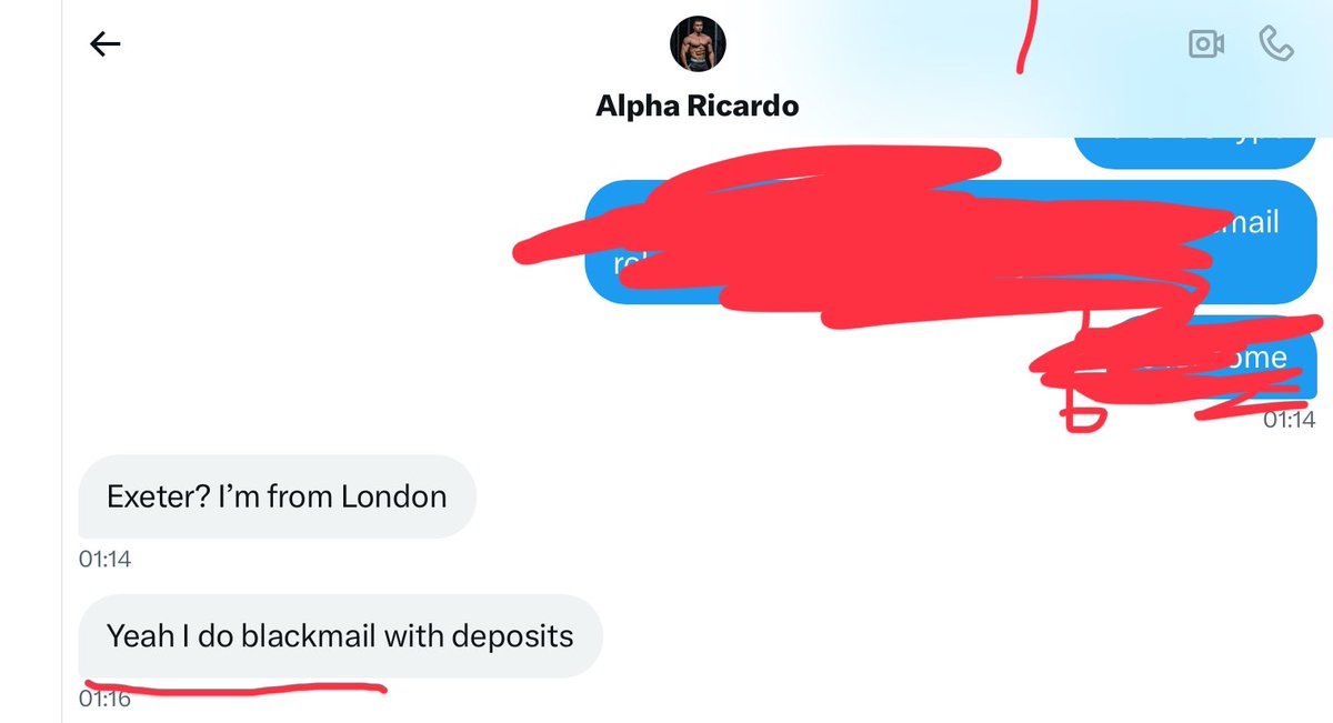 Thanks to my reporting and the intervention of the Metropolitan Police, this scum @CashAlphaRicardo has now been forced off this platform. ❌

Exploiting vulnerable gay men just for your dopamine kick taking cash at any cost is NOT ok and the more it’s highlighted publicly the