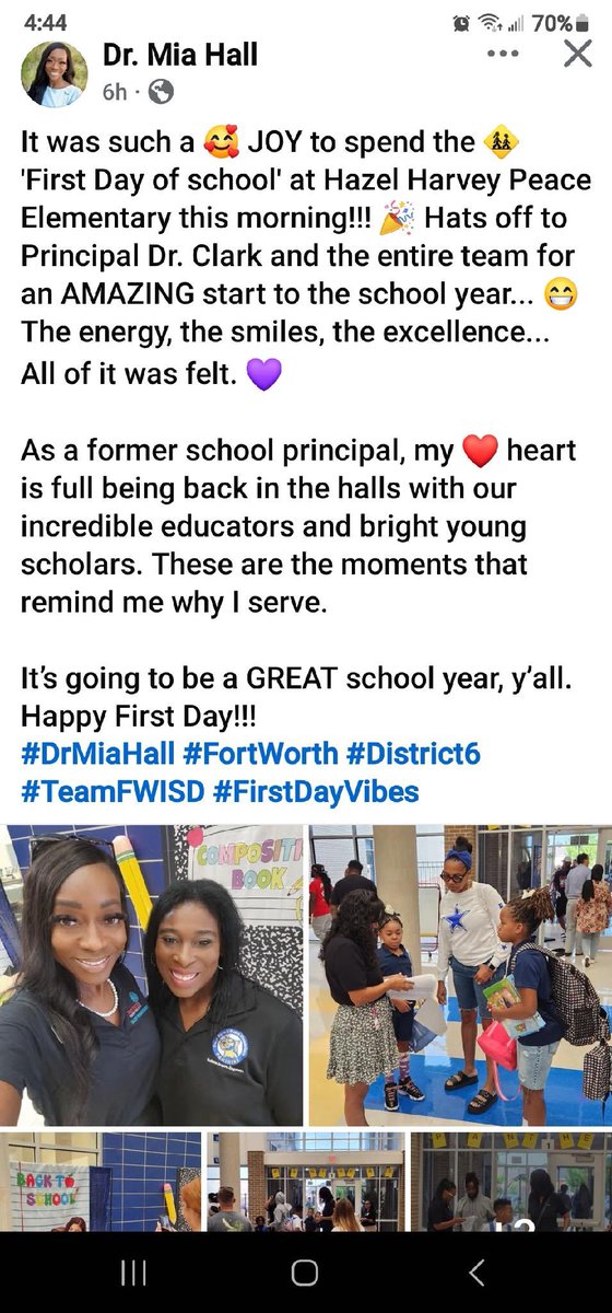 Great first day back at Hazel Harvey peace for school year 25-26. 
Amazing things ahead for the Panthers! 

We enjoyed welcoming all the students back and appreciate the visitors that were in the building.