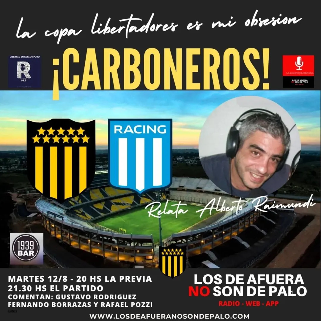 AlbertoRaimundi's tweet photo. ESTAS ESCUCHANDO #FutbolUruguayo POR #RadioRevolución 98.9 CON #LosDefueraNoSonDePalo
#Peñarol vs #Racing
#Octavos #CopaLibertadores #2025 #CORRUPTbol
RELATA #AlbertoRaimundi
POR https://t.co/ehTQRavNY7
#LibertadEnEstadoPuro
@Revolucion989 @losdeafueranos1 https://t.co/IKJ3NB3ymO