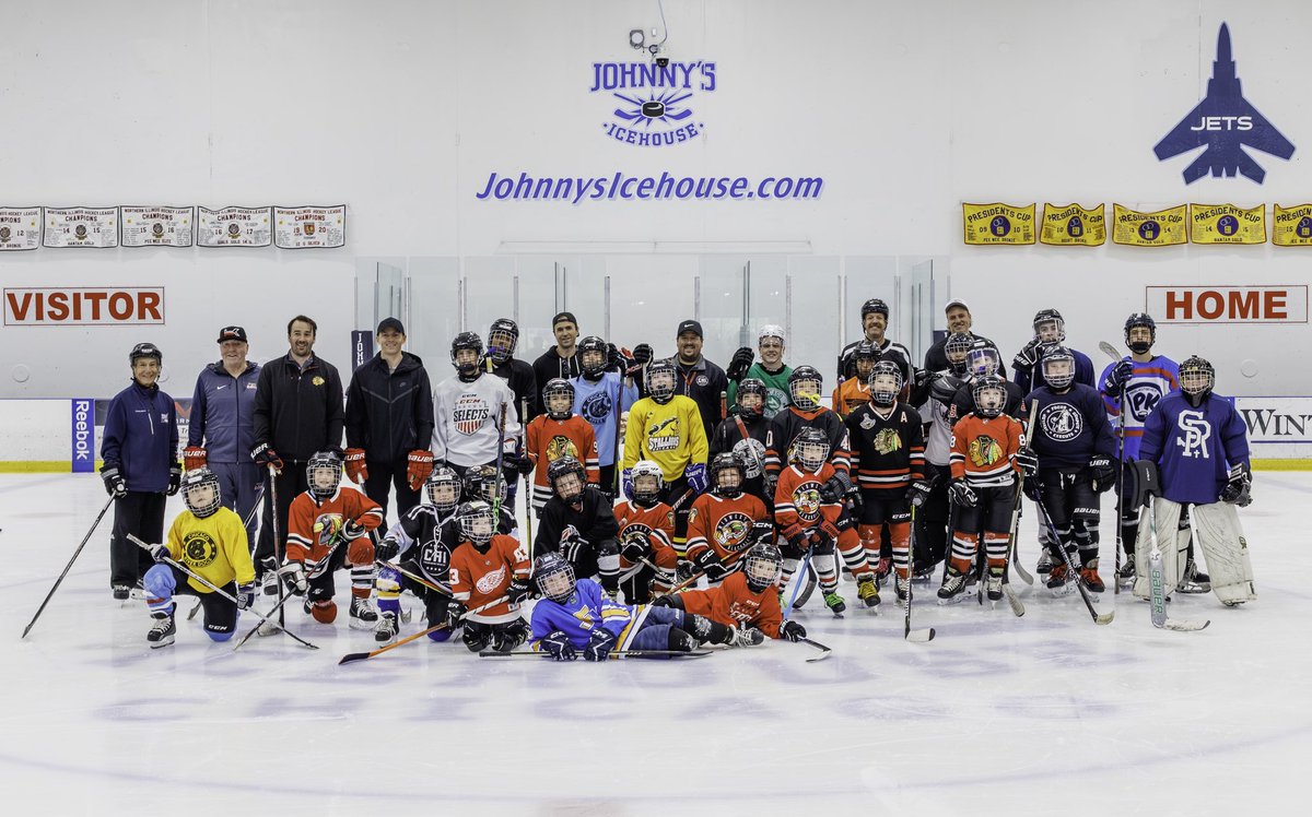 ChiHockeyInit's tweet photo. #PK88Day was non-stop action — skill drills, mini games, and surprises from Patrick Kane &amp; Alex DeBrincat. Thanks to Bauer, Johnny’s Icehouse, St. Ignatius hockey, and Ford Hockey School for making it unforgettable.

Help us keep sparking joy in young athletes by donating. https://t.co/zK9xG84QHB