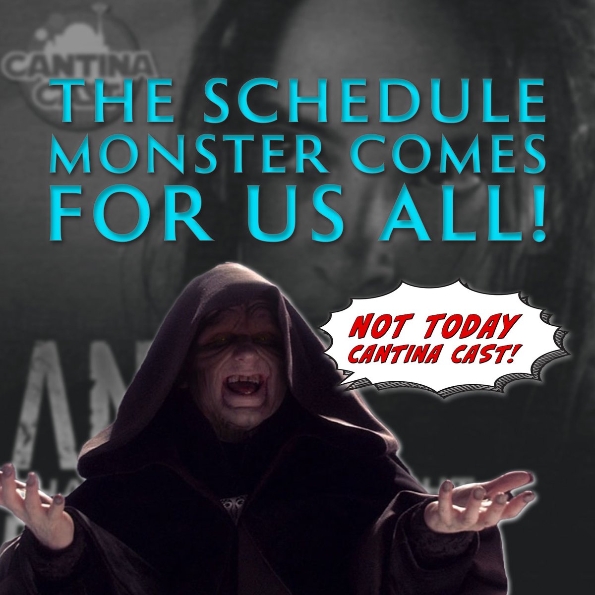 Mon tried to warn them, but the dreaded schedule monster has bitten once again! Rebel spies report the guys will pick up their Bix character spotlight next Tuesday, so make sure subscribe to the YouTube channel so you never miss a notification!

cantinacast.com/youtube