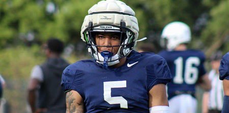 Three Penn State freshmen are inching closer to earning green-light status for the 2025 season. Who’s standing out from the Class of 2025 at the midway mark of camp?

Story: on3.com/teams/penn-sta…