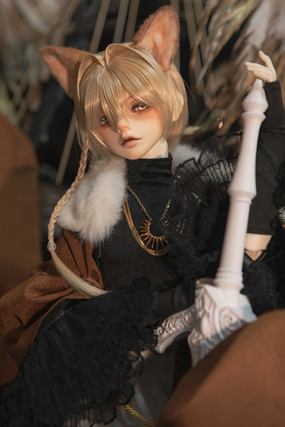 猫猫♥とても雰囲気があるドイツアンティーク　セルロイドドール 13j1249-1.jpg