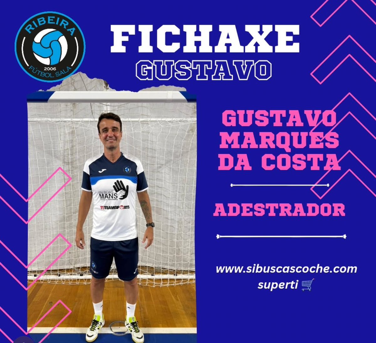 Gustavo Marques, ex jugador del Azkar Lugo FS entre 2001 y 2004, es el nuevo primer entrenador del filial del <a href="/RibeiraFS/">Club Ribeira Fútbol Sala</a>, equipo de Lugo capital que compite en Preferente. 

#lucensismo