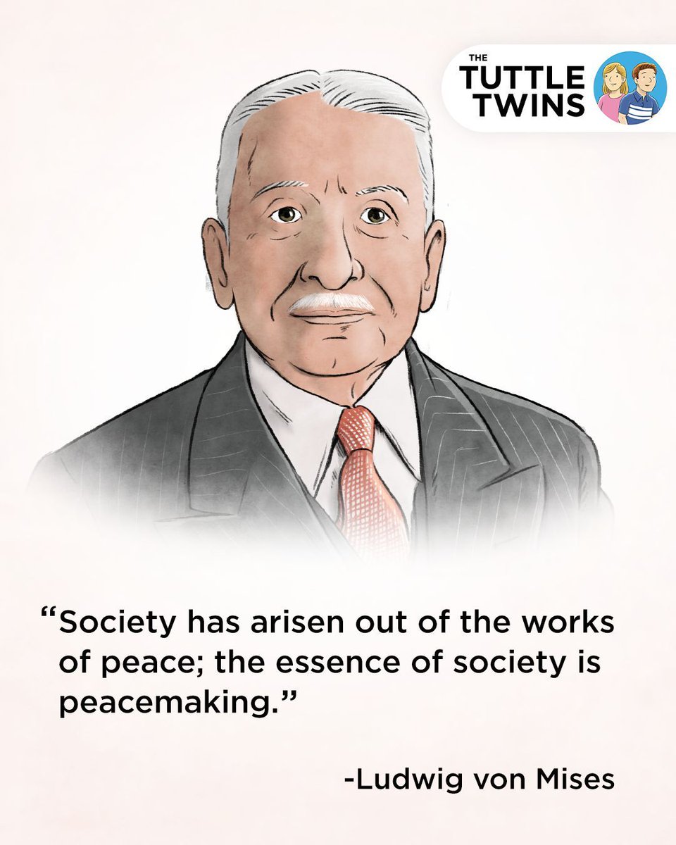 tuttletwins's tweet image. Peace is the foundation of a free society—not power or force. 🕊️

The Tuttle Twins books help kids understand the principles of peace, cooperation, and freedom—through stories they actually enjoy. 📚

buff.ly/vCxTTaZ

#TuttleTwins #PeaceAndFreedom #VoluntaryExchange…