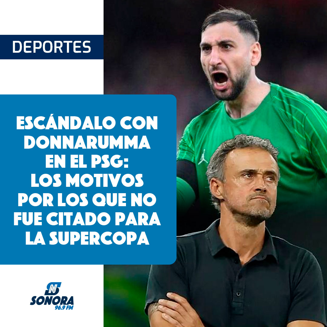 ⚽️ Escándalo con Donnarumma en el PSG: los motivos por los que no fue citado para la Supercopa ➡️ bit.ly/45vZqkp