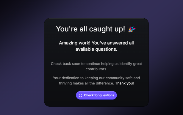 I just played the Monad Community Recognizer!

I'm doing my part in keeping the community safe, strong and thriving.

How well do you know the community?

 recognizer.monad.xyz/quiz