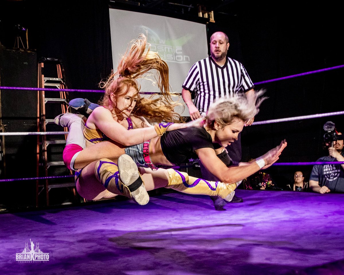 briank_photo's tweet photo. @notorious_mimi made sure whah goes up must come down in her match against @kyliealexxa at @5DProWrestling #cosmiccollision now on the 5dpw YouTube channel! 

#teamcanon https://t.co/kBUQXDoncb