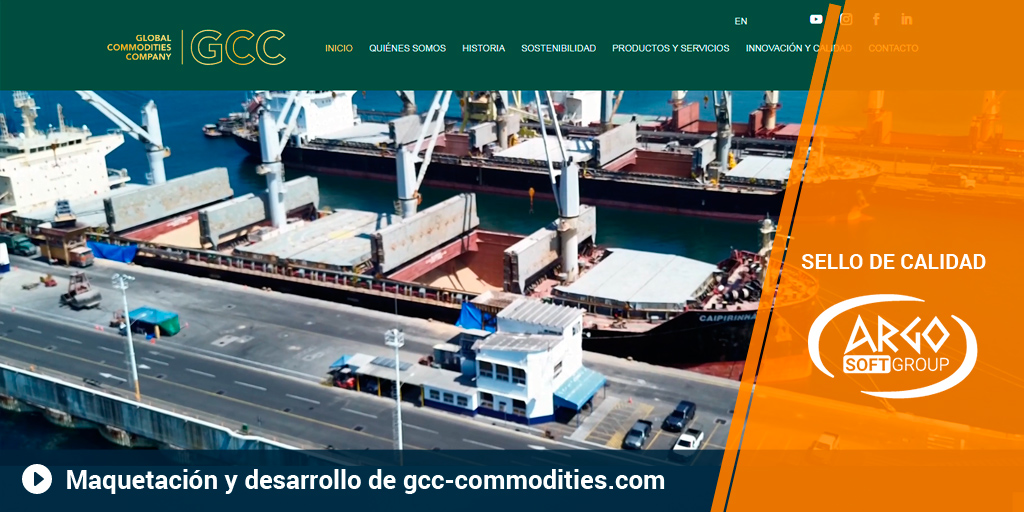 argosoftgroup's tweet photo. Nuevo proyecto entregado. Maquetación y desarrollo de sitio web para Global Commodities Company (GCC) | https://t.co/zJGr5Bnizv
.
Más información en https://t.co/Xc7dM9q9R8
.
#argosoftgroup #serviciosdigitales #sitioweb #diseñoweb #paginasweb #desarrolloweb #wordpress https://t.co/gOJ2p8uZXf