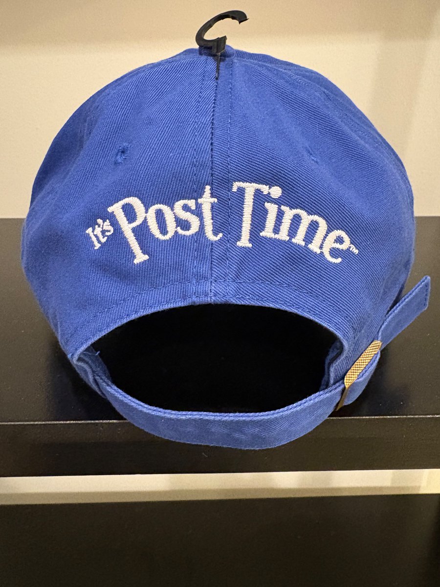 PostTimeApparel's tweet image. It’s Post Time!  Embroidered on the front and back.  Great high quality hat (47Brand) for the price and free shipping. Visit posttimeapparel.com for more products. It’s Post Time!