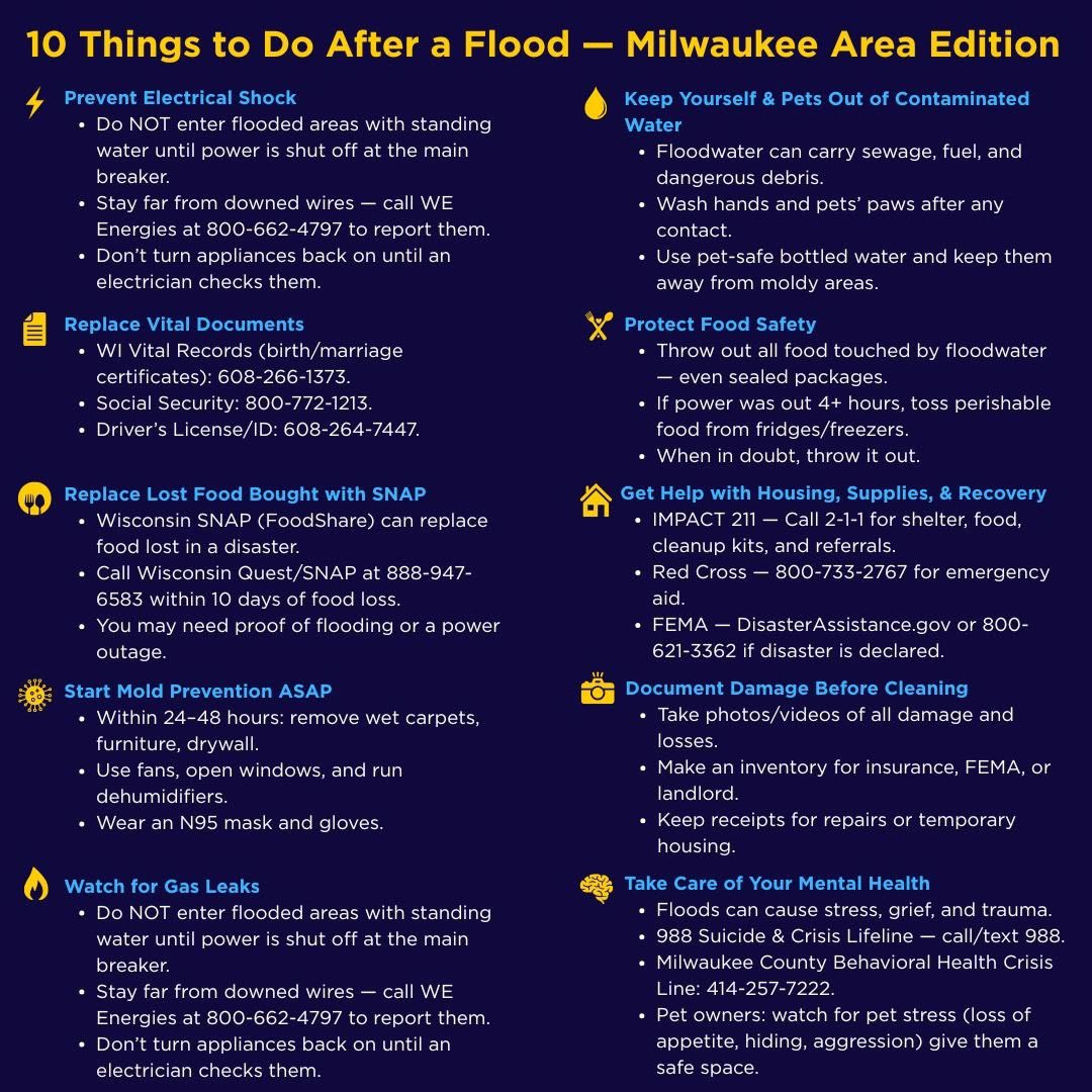 For Foodshare recipients, if you lost your food in the flood you have till August 20th to file a claim. You can find this and additional resources from the community in my Tuesday update here. 

linktr.ee/sen.drake