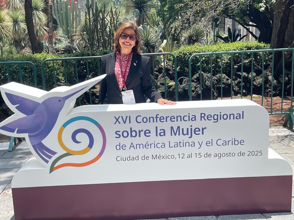 Hoy, en la XVI Conferencia Regional sobre la Mujer de América Latina y el Caribe en México, reafirmo mi compromiso con la lucha por la igualdad y la participación plena de la mujer en todos los espacios de decisión. 

A lo largo de mi vida pública he trabajado para abrir caminos