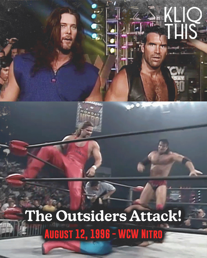KliqThisPodcast's tweet image. OTD 29 Years Ago: The Outsiders took on Sting &amp;amp; Lex Luger on the main event of WCW Nitro before everything went wild and even The Horsemen came to the defense of their old rivals!

Catch #RoadProblems NOW! 🛣🤘