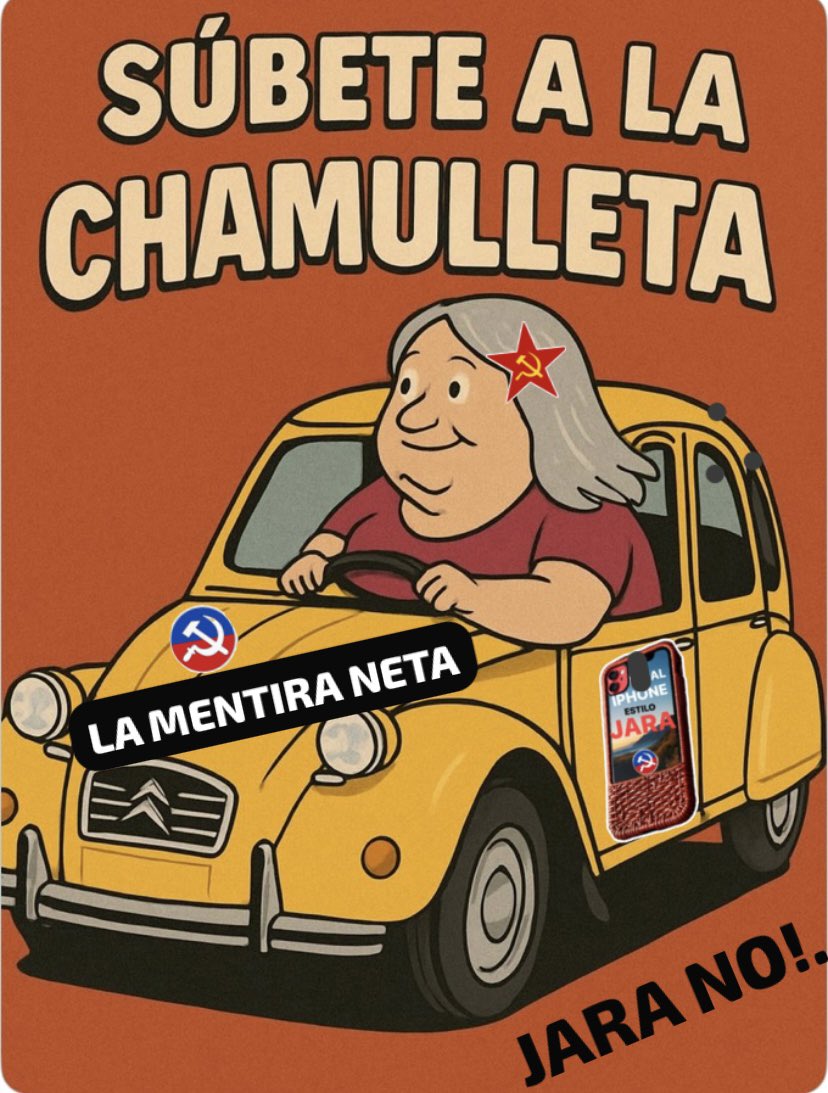 Súbete a la chamulleta... perdón, quise decir a la Jaraneta 🙃