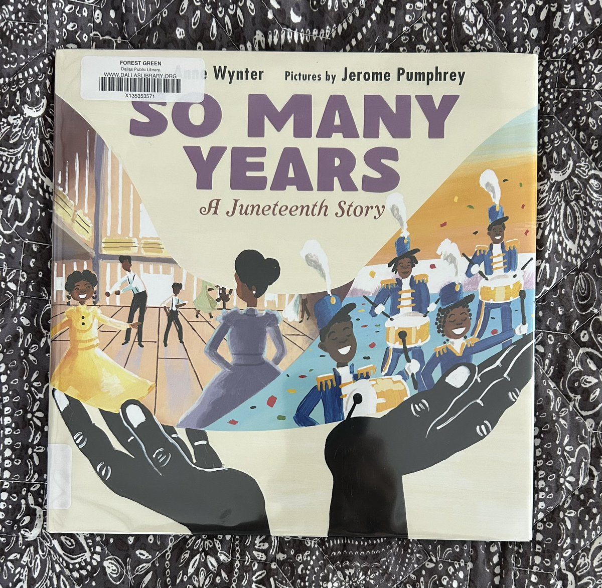 Bethe Marie Lehman (@bethebooks) on Twitter photo Beautiful, easy to read and understand, tribute to the day the enslaved peoples of Texas found out they were now free. Illustrations are outstanding, the contrast between then and now! Back matter fills in the history of the holiday. 5⭐️ <a href="/wjpumphrey/">Jerome Pumphrey</a> <a href="/DISD_Libraries/">Dallas ISD Libraries</a> #bookaday Beautiful, easy to read and understand, tribute to the day the enslaved peoples of Texas found out they were now free. Illustrations are outstanding, the contrast between then and now! Back matter fills in the history of the holiday. 5⭐️ <a href="/wjpumphrey/">Jerome Pumphrey</a> <a href="/DISD_Libraries/">Dallas ISD Libraries</a> #bookaday