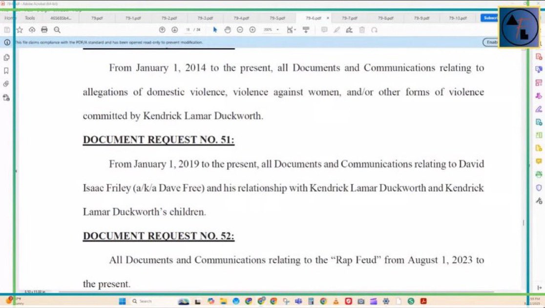 Family. Drake is requesting documents to prove that Kendrick Lamar is the father of his kids &amp; proof that Whitney is a victim of domestic abuse. This is by far the weakest shit ever. What is this nigga doing?