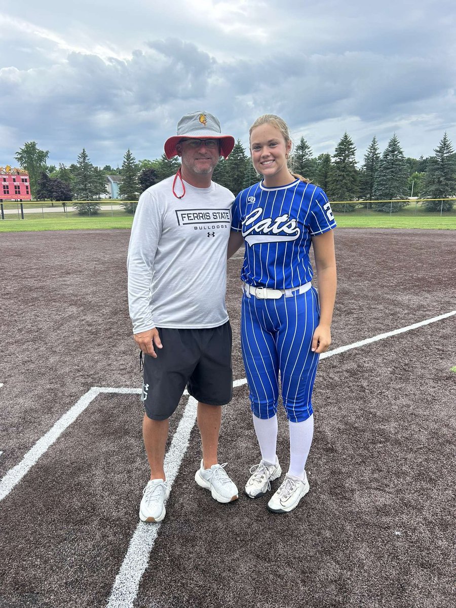 FischerBrooklyn's tweet photo. Thank you @schumann_jake and @FSU_SB for all that you did today to host a great camp! Even though we had to fight against the rain, I still had a great time! https://t.co/AUKtU02048
