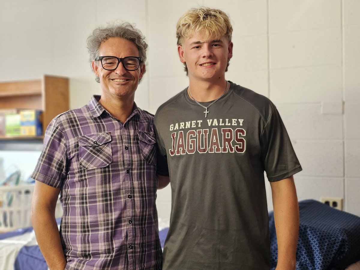 ericfkoehler's tweet photo. It was move-in day for Caden @EasternU. These days are difficult and come with an intermingling of emotions. Joy. Tears. Optimism. Caden's time has come, and we continue cheering for him. #GoEastern 🏈 https://t.co/mCZxU9pqRH