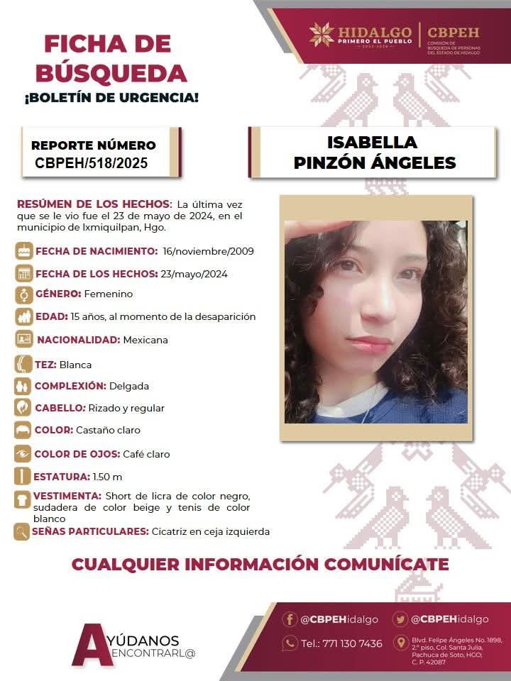 aglol0's tweet photo. Es sobrina de una amiga 💔. Por favor, ayúdenos con un RT. Compártanlo en sus redes sociales. Cualquier información es importante. 

En esta ficha de búsqueda actualizaron la foto. https://t.co/kgzXpanikr
