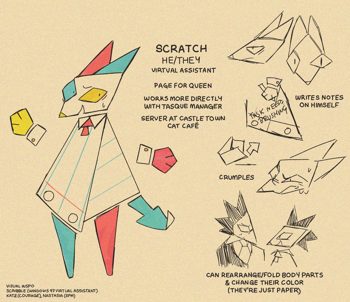 finally revisited my darknersona as a warmup..... he's a know-it-all.... #deltaruneoc