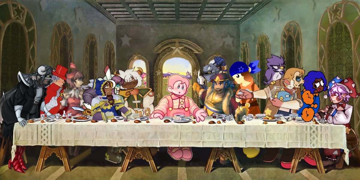 THE HOLY STAR ALLIES KIRBY GIJINKA LAST SUPPER COLLAB

(Credits below!)