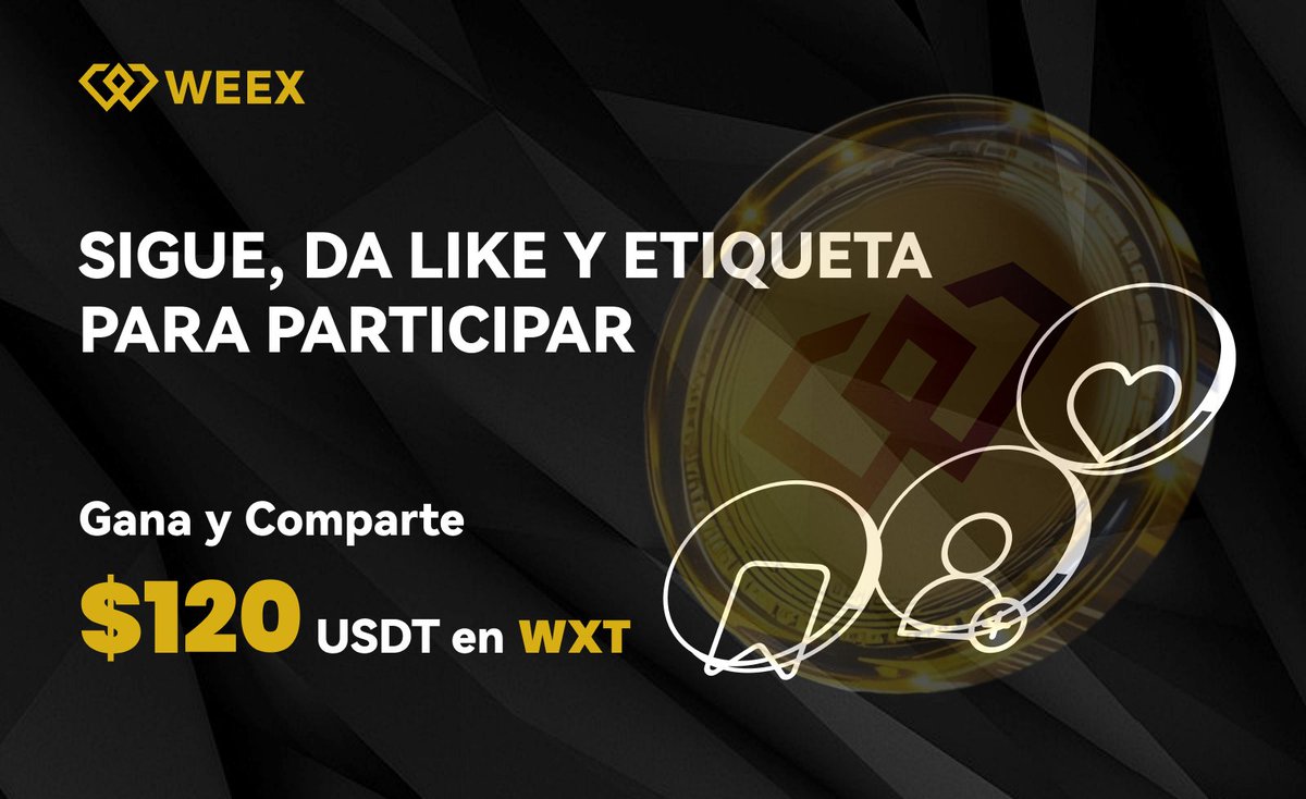 ¡Gana hasta $45 en #WXT! 🚀

Únete a nuestro X Challenge y conviértete en uno de los 5 ganadores.
🎯 Cómo participar:
1️⃣ Síguenos 👉 <a href="/WEEX_Espanol/">WEEX Español</a>
2️⃣ Dale ❤️ y RT 🔄 a esta publicación
3️⃣ Comenta etiquetando a 2 amigos y añade #WEEX_Espanol
Te cuento mas aqui abajo 👇