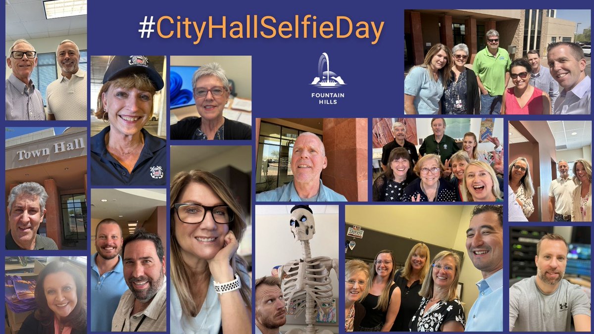 Happy 📸 #CityHallSelfieDay!

Our Town Hall team is celebrating the place where local government comes to life. From the Council Chambers to the customer service counter, staff &amp; elected officials are snapping selfies to show pride in the work we do and the community we serve. 💖