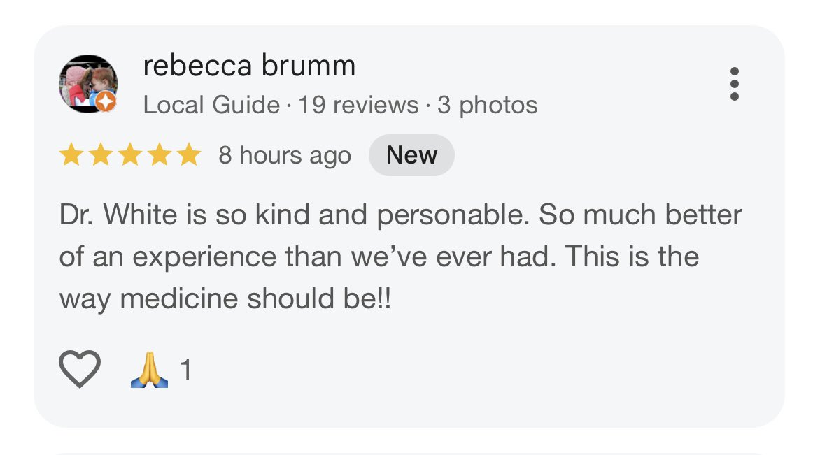 drnevinwhite's tweet photo. New 5-Star Review… #5starreview https://t.co/usWwnnHNjt