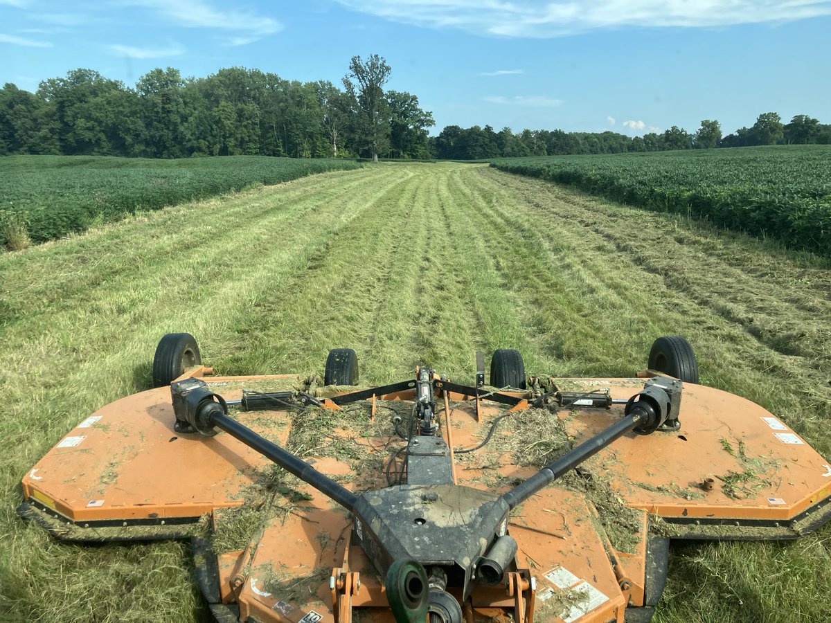 Gotta keep these waterways looking like fairways on the golf course just like those “I” state guys do!
