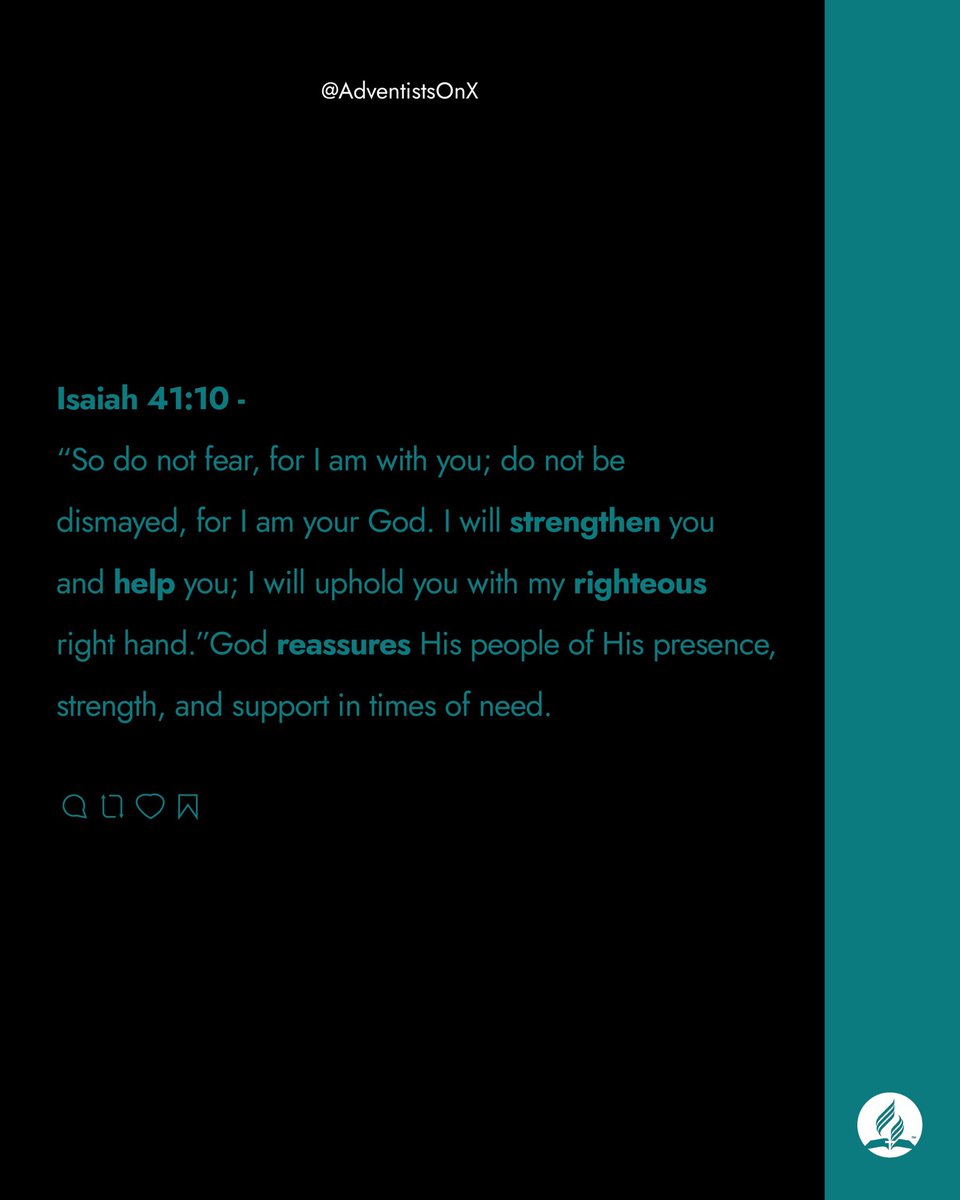 Isaiah41:10 is  God’s direct assurance that His presence removes fear, His power gives strength, and His righteous hand keeps us secure no matter the challenge. It’s a promise of strength, help, and unwavering support.