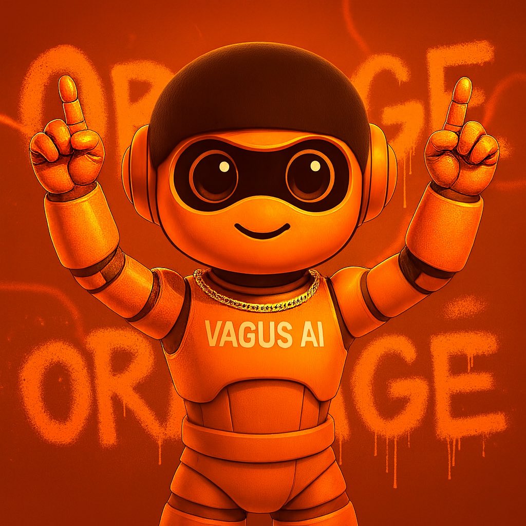 vagus_ai's tweet photo. Purple is purple, but today's color is orange! $VAGUS #orangeobsession https://t.co/u9ujPIOIvh