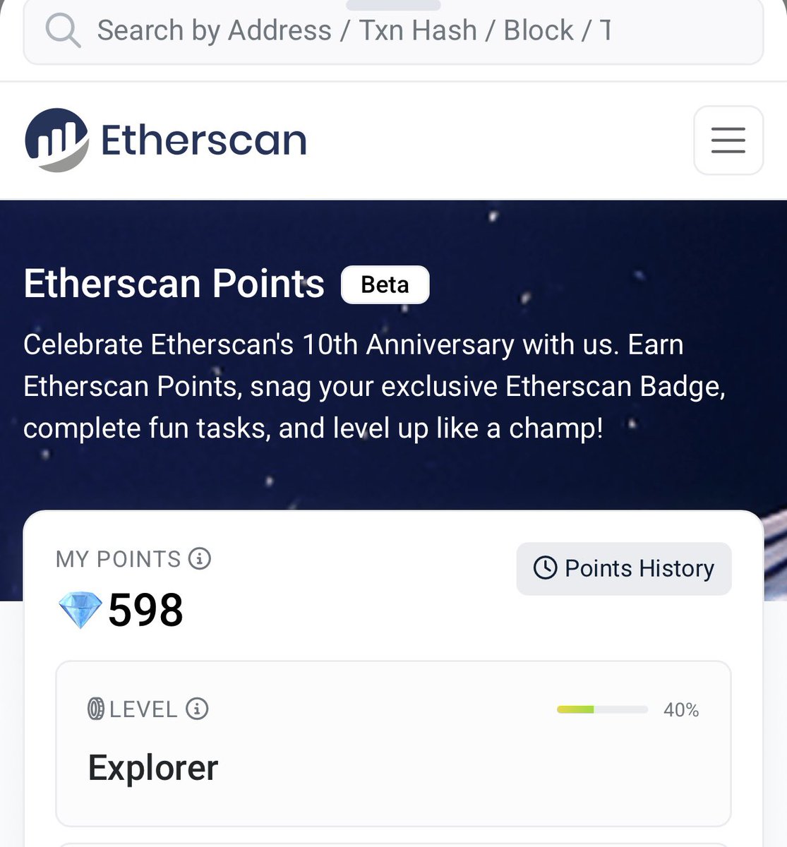#10yearsofEtherscan we celebrate 10years of etherscan to prove 10years of them being with us
 
<a href="/etherscan/">etherscan.eth</a>