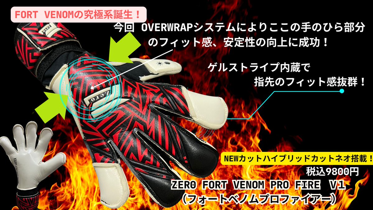 高品質サッカーGKグローブ　JFLトップ/Jリーグ下部チーム選手着用！ 高品質サッカーGKグローブ JFLトップ/Jリーグ下部チーム選手着用