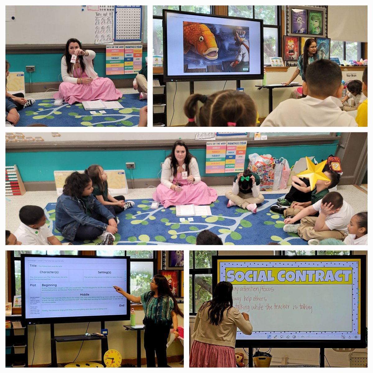 First day of school at Lida Hooe Elementary! Our 2nd graders jumped right in making connections and diving into learning from the start. #Region4saynomore 
 #DallasISDFirstDay