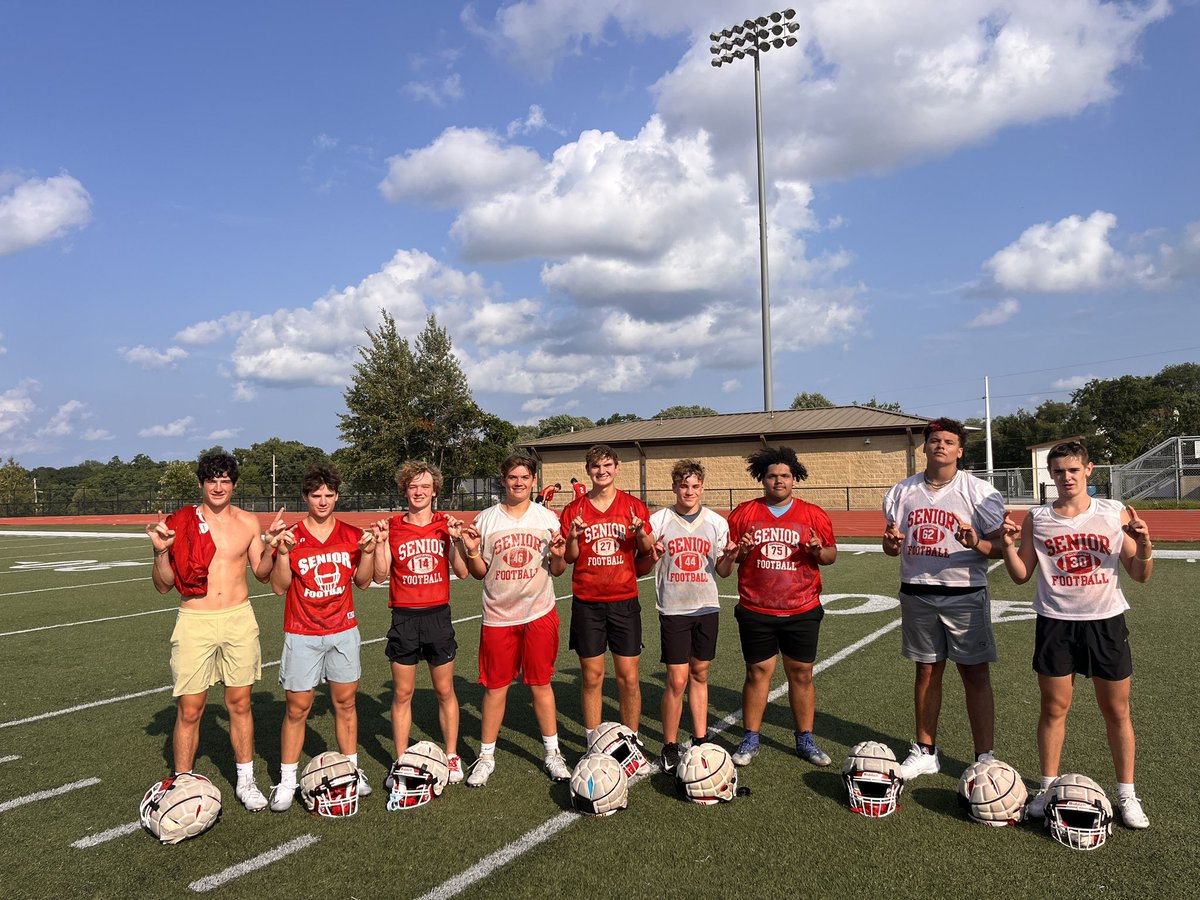 Are you kidding me!? Day 2 of official practice in books. Over 100 kids signed up for football!

ATTITUDE GUYS

Joey, Teddy, Sam, Tyson, Ben, Parker, Catreal, Dan, and Carter!