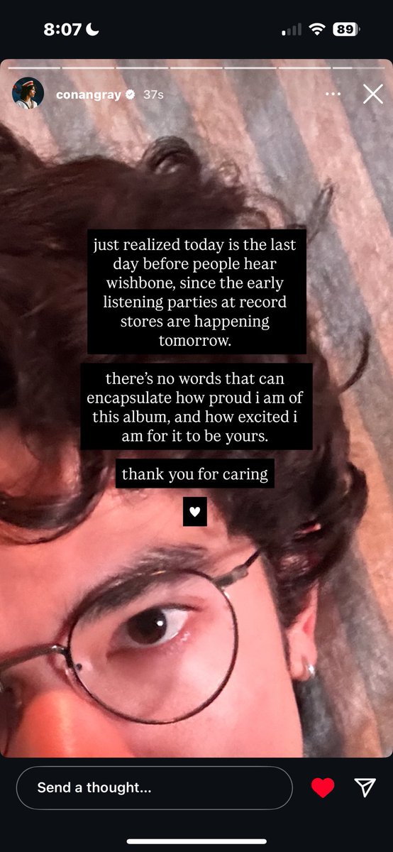 conangraysource's tweet image. ⚓️ • conan via instagram story ♥️