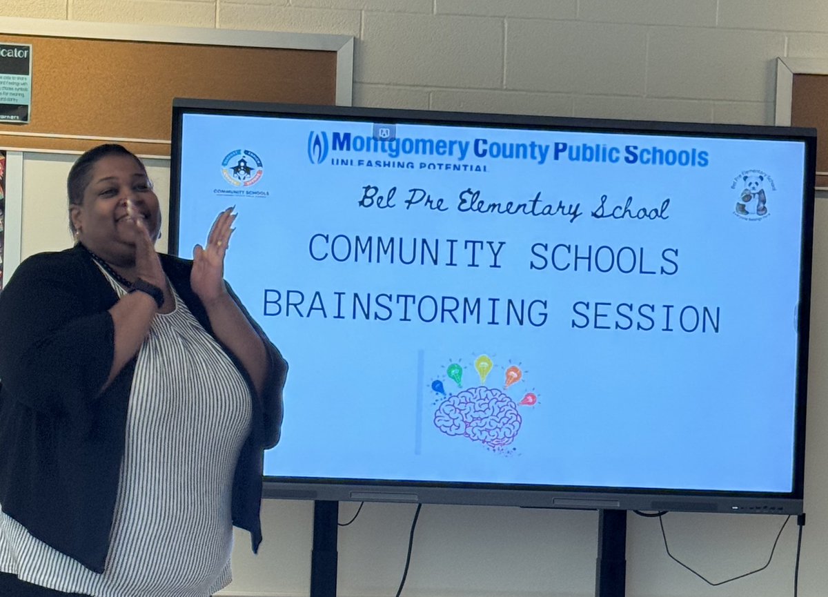 CSL_BelPreElem's tweet image. Today the Bel Pre ES ILT team brainstormed some ideas as to how Community Schools could further support &amp;amp; elevate our children &amp;amp; families in conjunction to the goals in our implementation plan (&amp;amp; SIP) @LearnerDSLI @CSMCPS_Leader @MCPS @CSconnect_MCPS @MCPSEspanol
