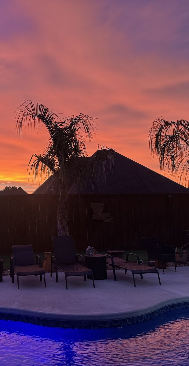 Beautiful sunset this evening