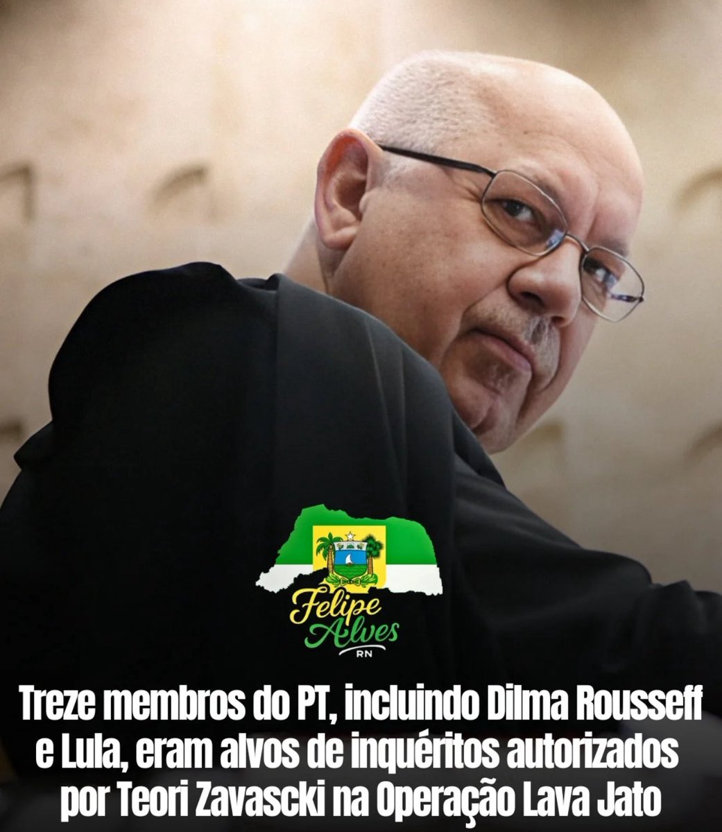 PunkyBolsonaro's tweet photo. Teori Zavascki, como relator da Operação Lava Jato no Supremo Tribunal Federal (STF), autorizou em 6 de março de 2015 a abertura de inquérito para investigar 47 políticos suspeitos, entre os principais nomes destacados nas investigações da Lava Jato sob sua relatoria, estão: Delcídio do Amaral, Eduardo Cunha, Renan Calheiros, Romero Jucá, Luiz Inácio Lula da Silva (PT).

Teori incluiu Lula no inquérito principal da Lava Jato em outubro de 2016 e determinou que investigações envolvendo o então ex-presidente e políticos com foro privilegiado fossem remetidas ao STF. Dilma Rousseff, nvolvida em investigações por suposta obstrução da Justiça, junto com Lula. 🤔🤔
