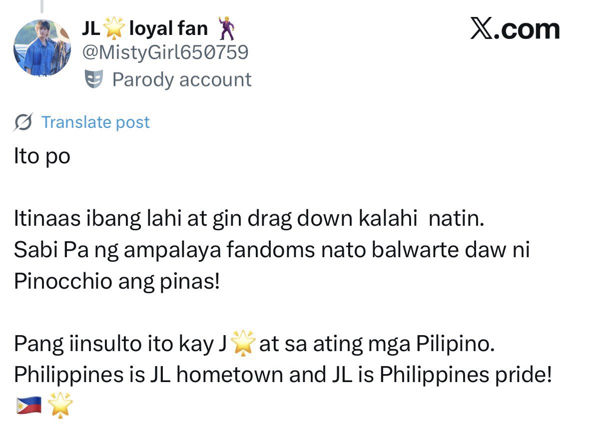parkhanprotect's tweet photo. 🚨REPORT AND BLOCK🚨 

🔗 https://t.co/g9WFnIrrDW

— Spreading insults against PH and giving unwanted comments
— Targeted harassment
— Used vulgar and hateful words

REPORT UNDER:  Hate and Abuse &amp; Harassment 

‼️DO NOT ENGAGE ‼️ https://t.co/opV9ivgCdP